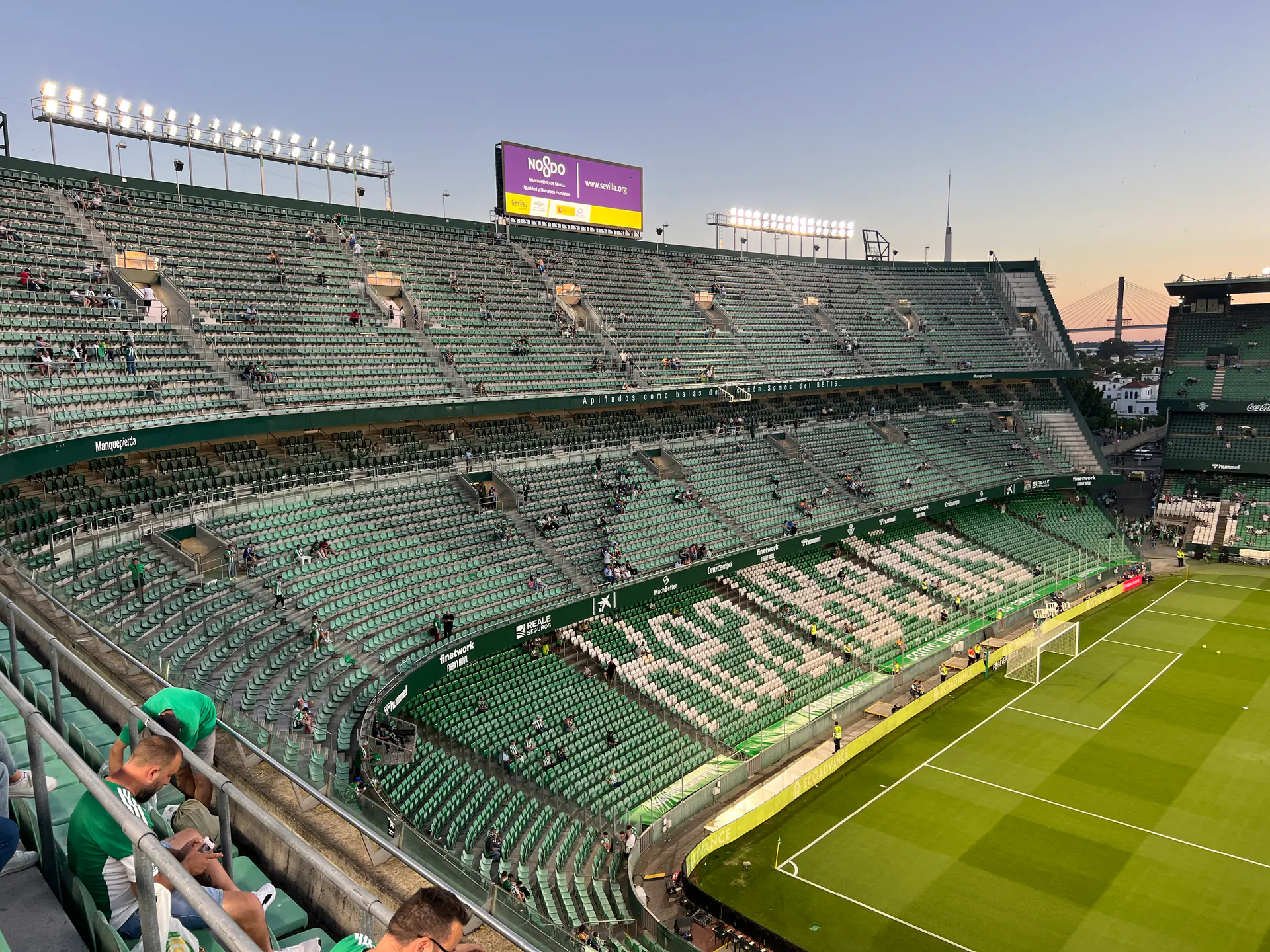 Estadio Benito Villamarín in Seville - Real Betis match atmosphere