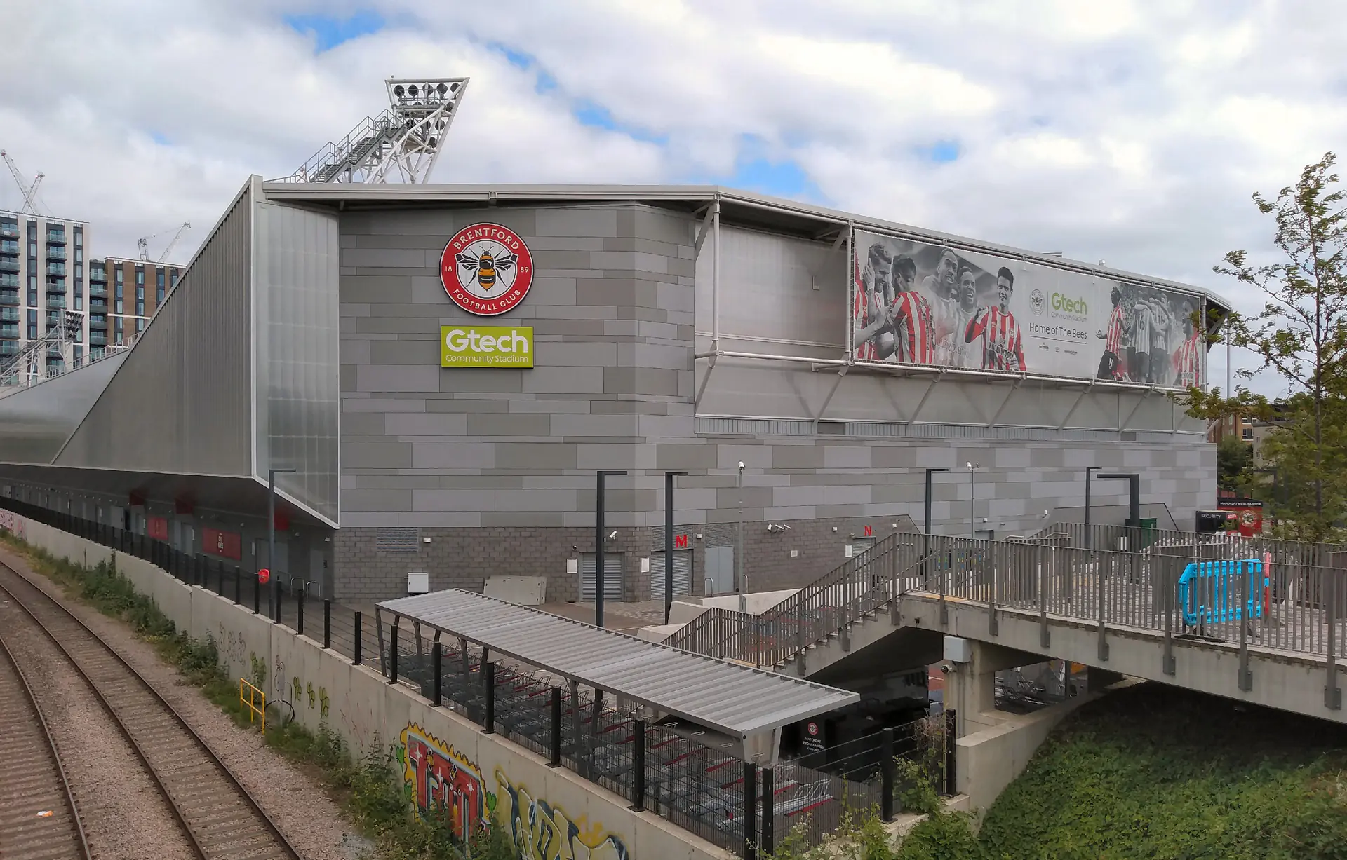 Gtech Community Stadium in Brentford, home of Brentford FC
