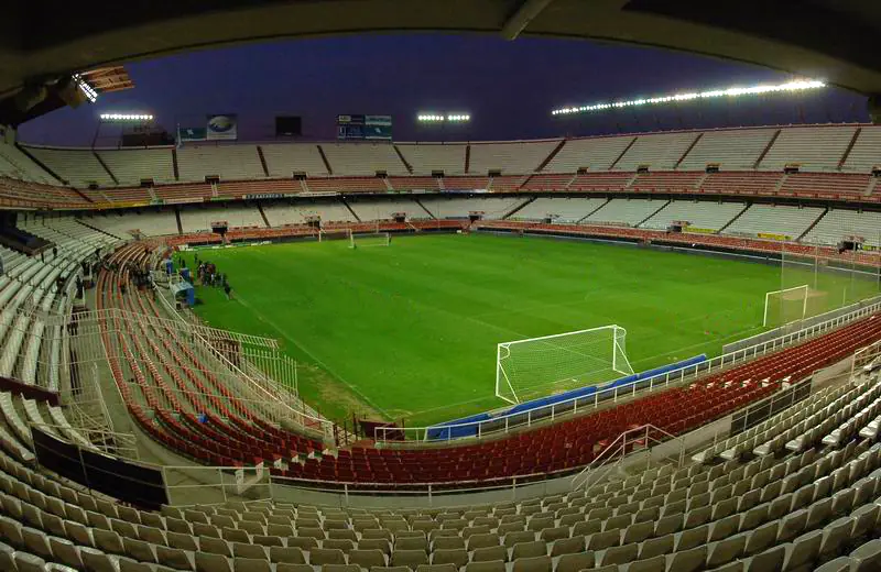 Ramón Sánchez-Pizjuán Stadium in Seville, home of Sevilla FC