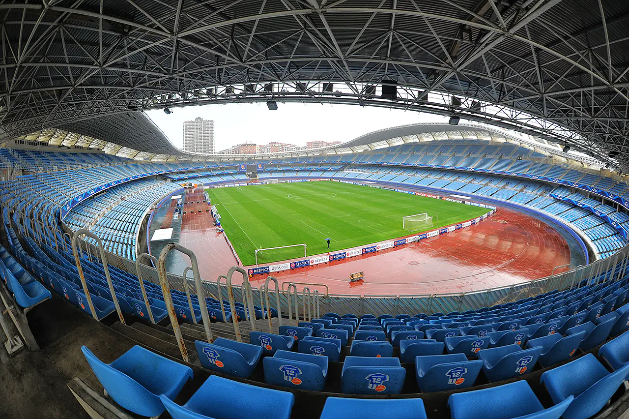 Reale Arena (Anoeta Stadium) in San Sebastián, home of Real Sociedad
