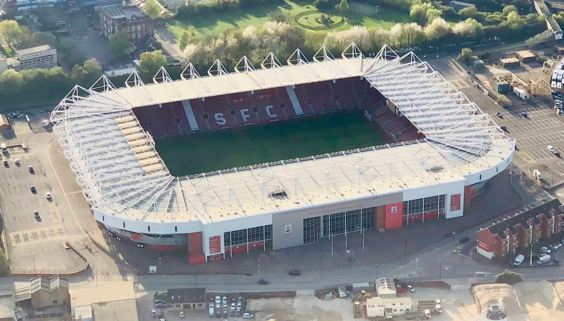 St Mary's Stadium in Southampton, home of Southampton FC