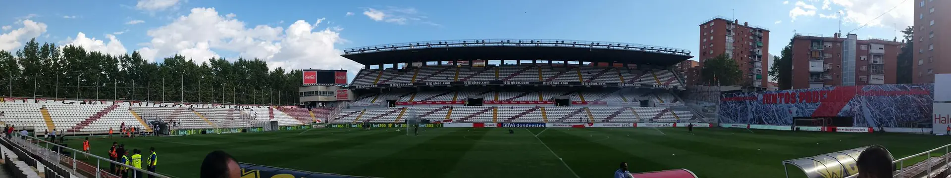 Campo de Fútbol de Vallecas in Madrid, home of Rayo Vallecano